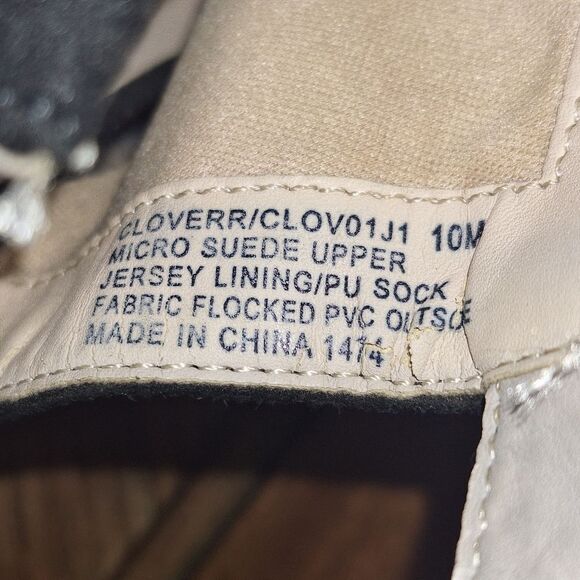 Madden NYC Chunky Stacked Heel Sandal Slingback Black Micro Suede 5" size 10M - Picture 4 of 16